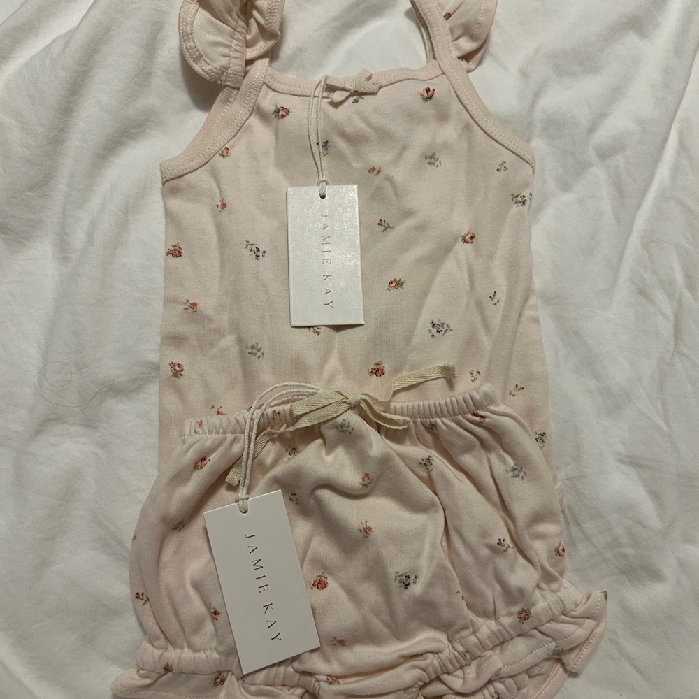 Jamie Kay Soft Pink 3-6 NWT Set